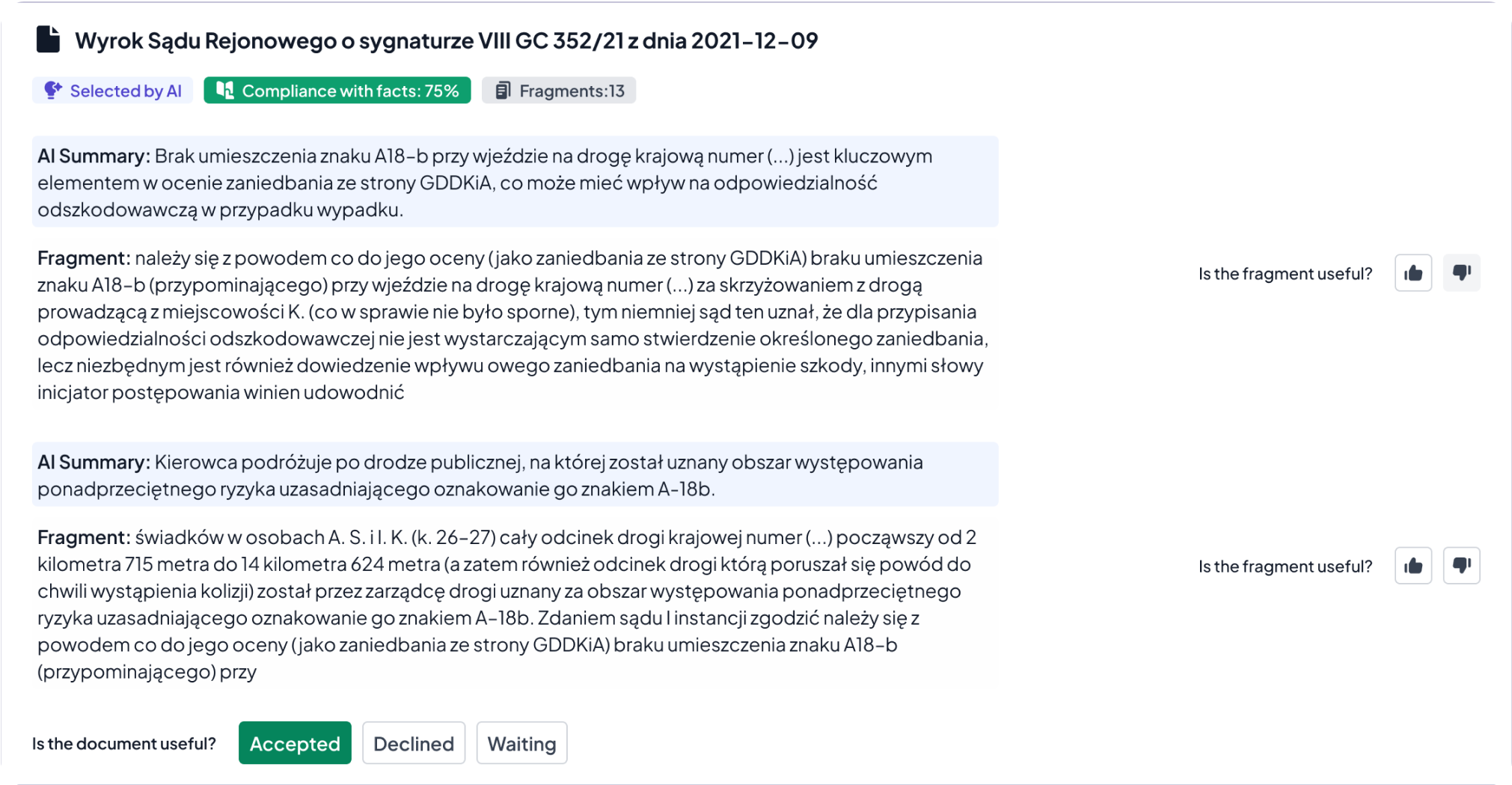 Zrzut ekranu z Omnilexia